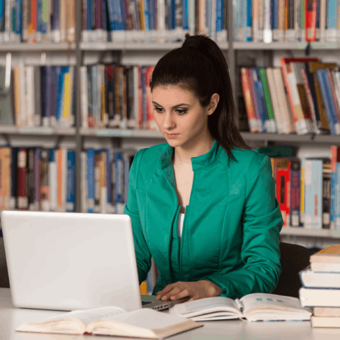 A student reviews a translated transcript as Translation Services in Kirkland deliver academic accuracy for admissions.
