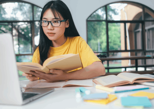 A student submits a transcript for Translation Services in Redmond, receiving an academic version formatted for admissions.